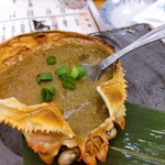 Houchouya - ★★★カニ味噌の甲羅焼き 650円 これは美味しい！