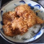 越前そばの里 - ソースカツ丼のアップ写真