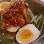 鶏魂 - 韓国冷麺  〆にさっぱりでした