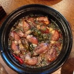 エアポートキッチン - ホタルイカのアヒージョ。香りが最高！