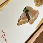 Sushi Kiyomatsu - サワラ燻製