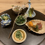 柚木元 - 山菜の八寸