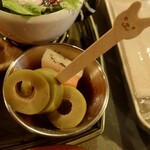 保護猫カフェmataxtabi - ピクルスは大根、にんじん、オリーブ