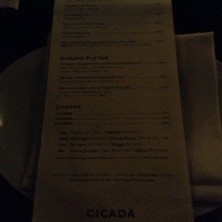 CICADA - 西麻布の時同様の地中海料理