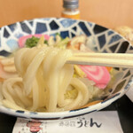 ふる里うどん  - ブレない弾力どころでない
      ズッシリした力強い麺