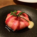 Koshitsu Bisutoro Furumu-N Shibuya Honten - 焼きカマンベールチーズのはちみつかけ