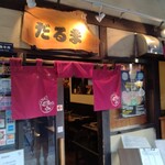 Tsukishima Meibutsu Monja Daruma - 店前