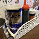 麺屋 歩夢 - 卓上のいろいろ