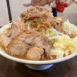 麺屋 歩夢 - 小ラーメン(ニンニク,アブラ)