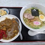 支那そば 大陸 - 支那そば+半カレーセット¥780