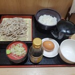 生そば 彩むさし - せいろ＆奧久慈卵卵かけご飯 