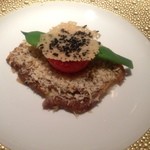 白馬豚のブレゼをロースト 
          噛まなくても飲み込める柔さに感嘆