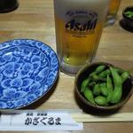 Izakaya Kazaguruma - お通しは枝豆