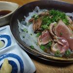 Izakaya Kazaguruma - 地鶏のタタキ
                      600円
