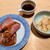 日本橋海鮮丼 つじ半 - お刺身とガリ