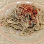 La Stalla - タリオリーニ　熟成しらすソース　乾燥パプリカ