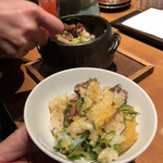 神楽坂 囲炉裏 肉よろず - 土鍋ご飯