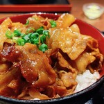 北の味紀行と地酒 北海道 - 豚丼（大盛）850円