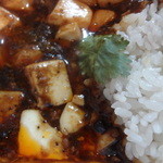 墨花居 - 特別注文（特製麻婆豆腐＋ライス）のテイクアウト品、2013/7/21