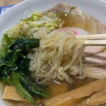 佐野サービスエリア 上り レストラン - 加水率高め平打ち麺