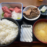 Kawashimaya - 本まぐろ定食　1100円！