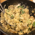 うたげどころ うぉっしゅ - まぜまぜ後のポテサラ