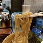 つけ麺 えん寺 - 国産小麦太麺：風味やコシ、のどごしのバランスが良い麺