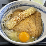 あやうた製麺 - 『コンちくうどん』の冷やぶっかけ500円