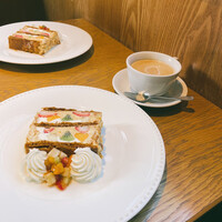 キハチ 青山本店 - KIHACHI のエリザベスパイ(¥1,650)と、セットの珈琲(+¥700ちょっと？値段忘れちゃった。)