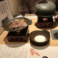 和食 鮨 日本酒 銀波 銀座店 - 陶板焼き