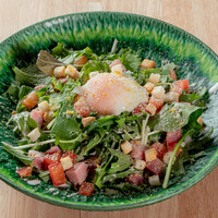 鰤カラスミのシーザーサラダ