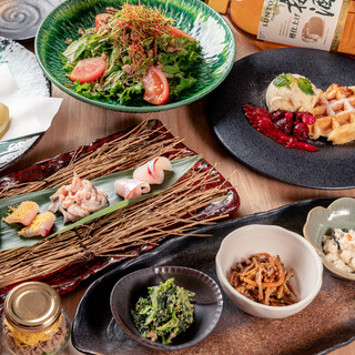 「氷熟ぶり」と旬食材をふんだんに使った6,000円コース