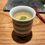 鮨 みつよし - ホタテの茶碗蒸し