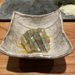 鮨 みつよし - きびなご辛子酢味噌