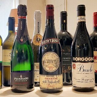 We have a rich lineup of Italian wines. You can also enjoy it in a glass.