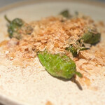 JOEAT CAFE - ◯土佐ししとうと鰹節¥380