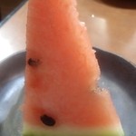 まるさん松本 - デザートの甘～いスイカ