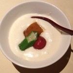 草乃家 - 新じゃがのビシソワーズ～夏野菜と共に～