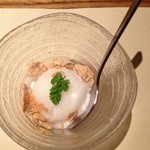 草乃家 - デザートはライチのシャーベット