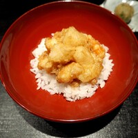 江戸前晋作 - かき揚げ天丼