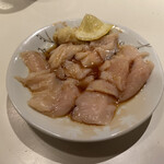 和風もつ料理 あらた - ミノ湯引き450円