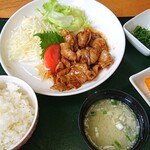 食彩館 - 豚のしょうが焼き定食