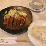 Kitchen cafe 旬 - 牛ヘレカツ定食