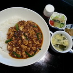 東巴 - 麻婆セット（８５０円）です。２０１３年７月