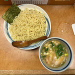 麺友 一誠 - つけめん(太麺)(麺大盛り)(730円)