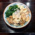 丸亀製麺 - 山盛りあさりうどん(温)