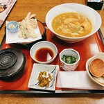 和食麺処 サガミ - カレーそば天ぷら定食