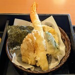 和食さと - お昼の選べるさと和膳 - 海老天ぷら盛り合わせ