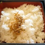 和食さと - お昼の選べるさと和膳 - ちりめん山椒ごはん