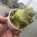 冨士美園 - ジェラート　¥400 （緑茶、ほうじ茶）